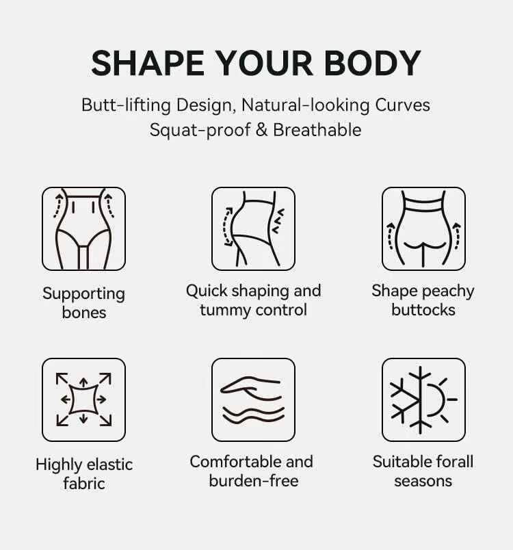 SlimShaper – Tummy Control & Butt-Lift High-Waist Shapewear for Women
