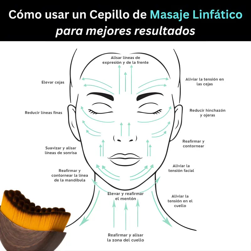 Cepillo Contorno Facial Linfatico 🇪🇸