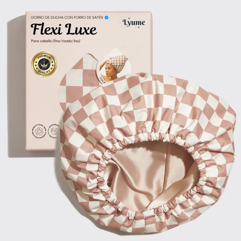 Gorro de Ducha con Forro de Satén