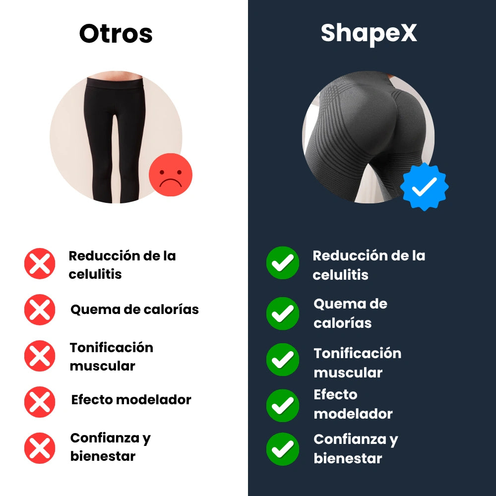 ShapeX 3D Leggings Anticelulíticos